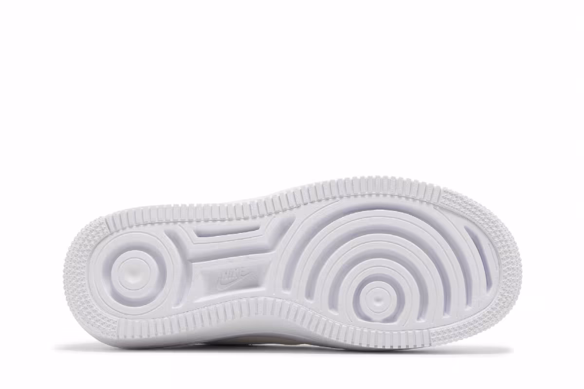 Nike Women's Air Force 1 PLT.AF.ORM Triple White, view 5