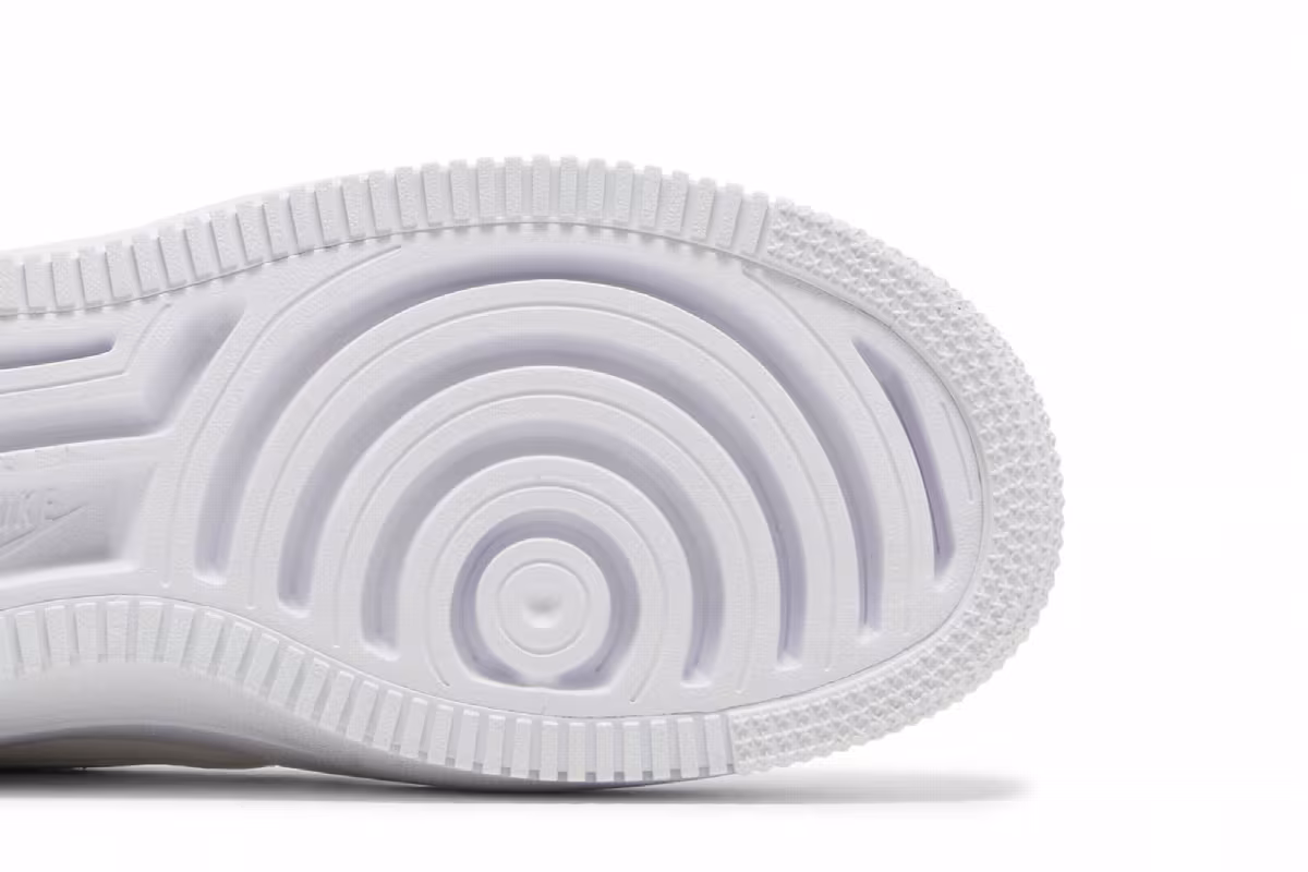 Nike Women's Air Force 1 PLT.AF.ORM Triple White, view 6