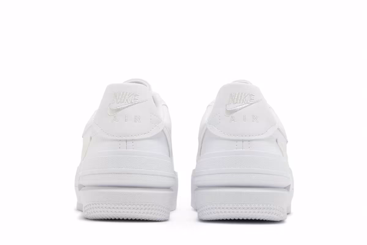 Nike Women's Air Force 1 PLT.AF.ORM Triple White, view 7