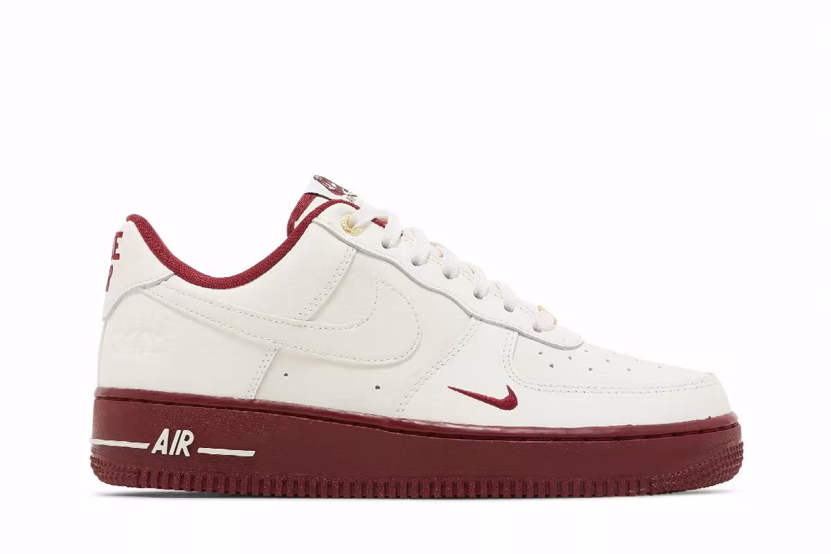 Nike Women's Air Force 1 40th Anniversary - Sail Team Red, view 2