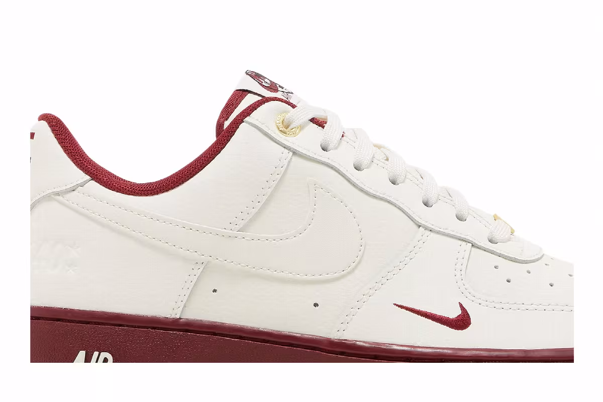 Nike Women's Air Force 1 40th Anniversary - Sail Team Red, view 3