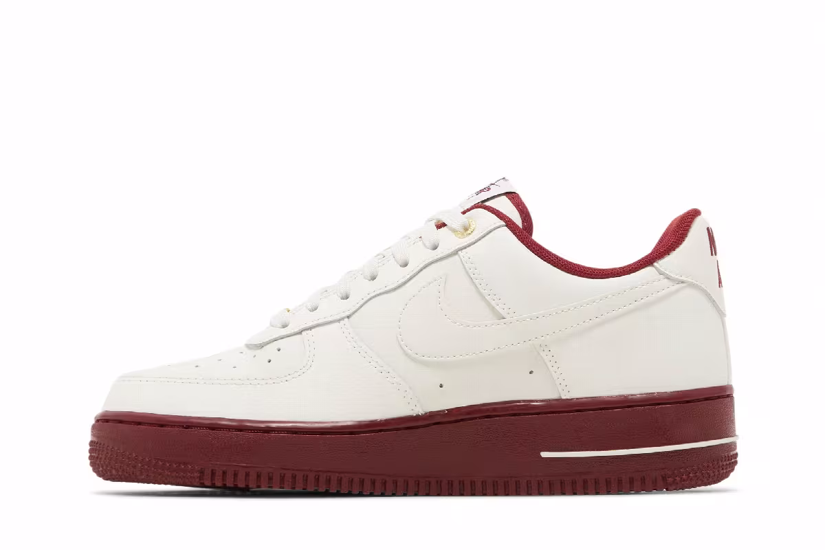Nike Women's Air Force 1 40th Anniversary - Sail Team Red, view 4