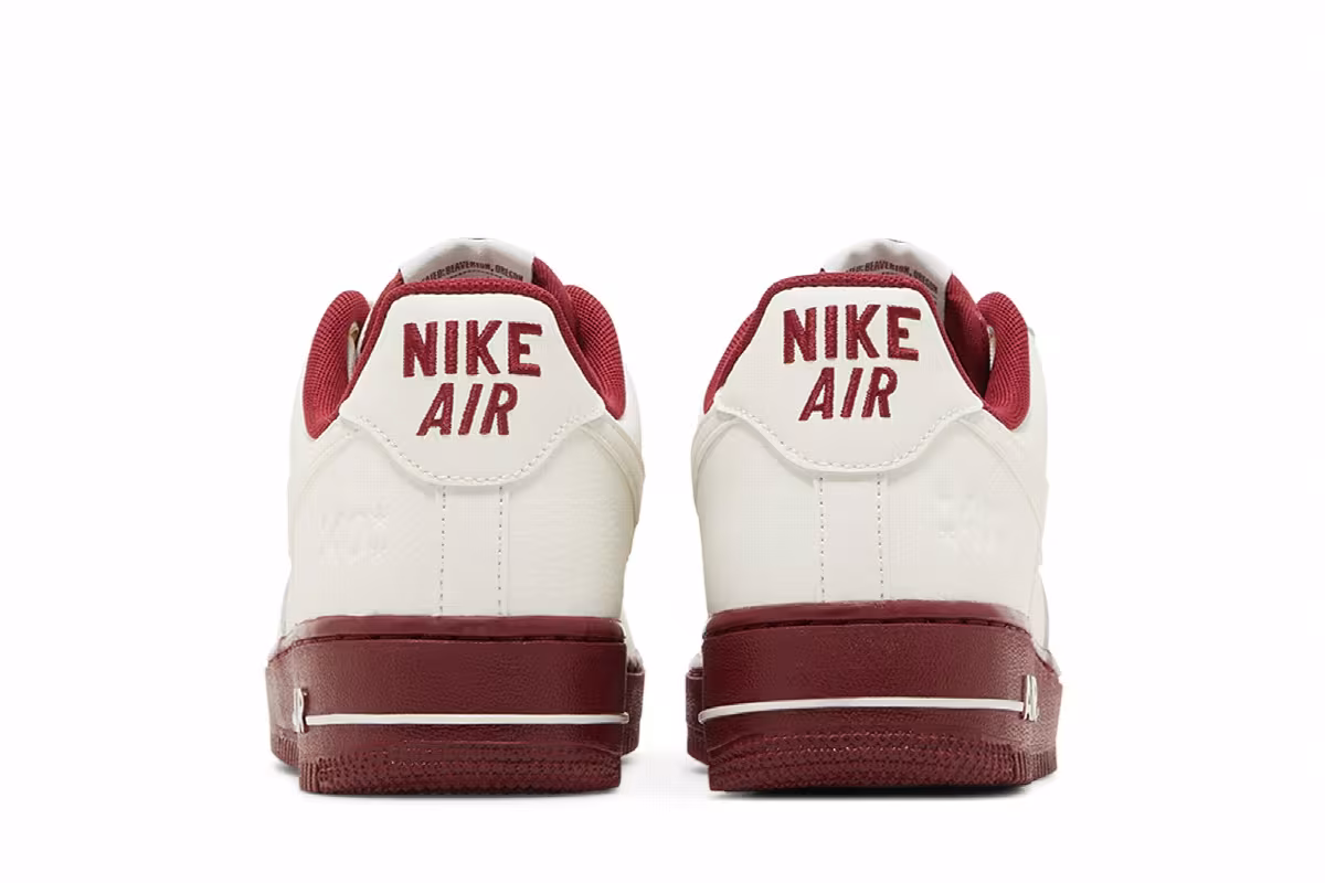 Nike Women's Air Force 1 40th Anniversary - Sail Team Red, view 7