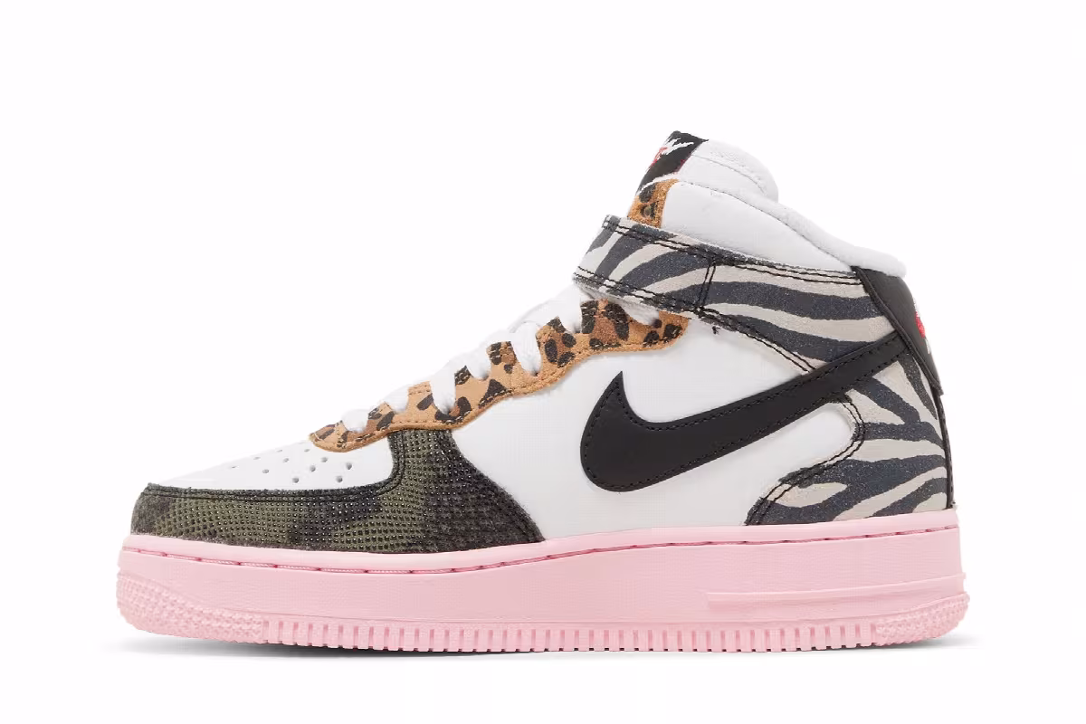 Nike Women's Air Force 1 Mid Tunnel Walk, view 4