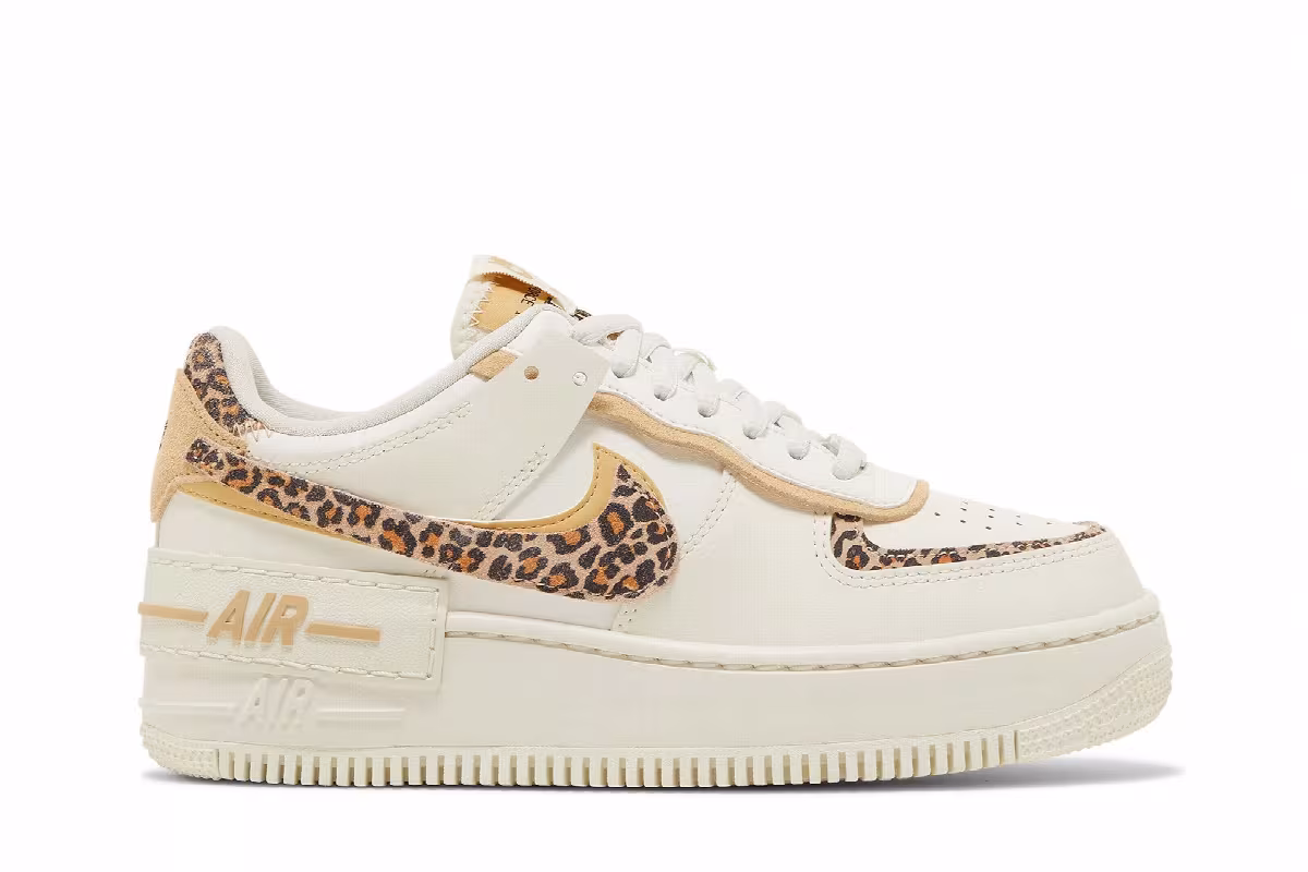 Nike Women's Air Force 1 Shadow Leopard, view 2