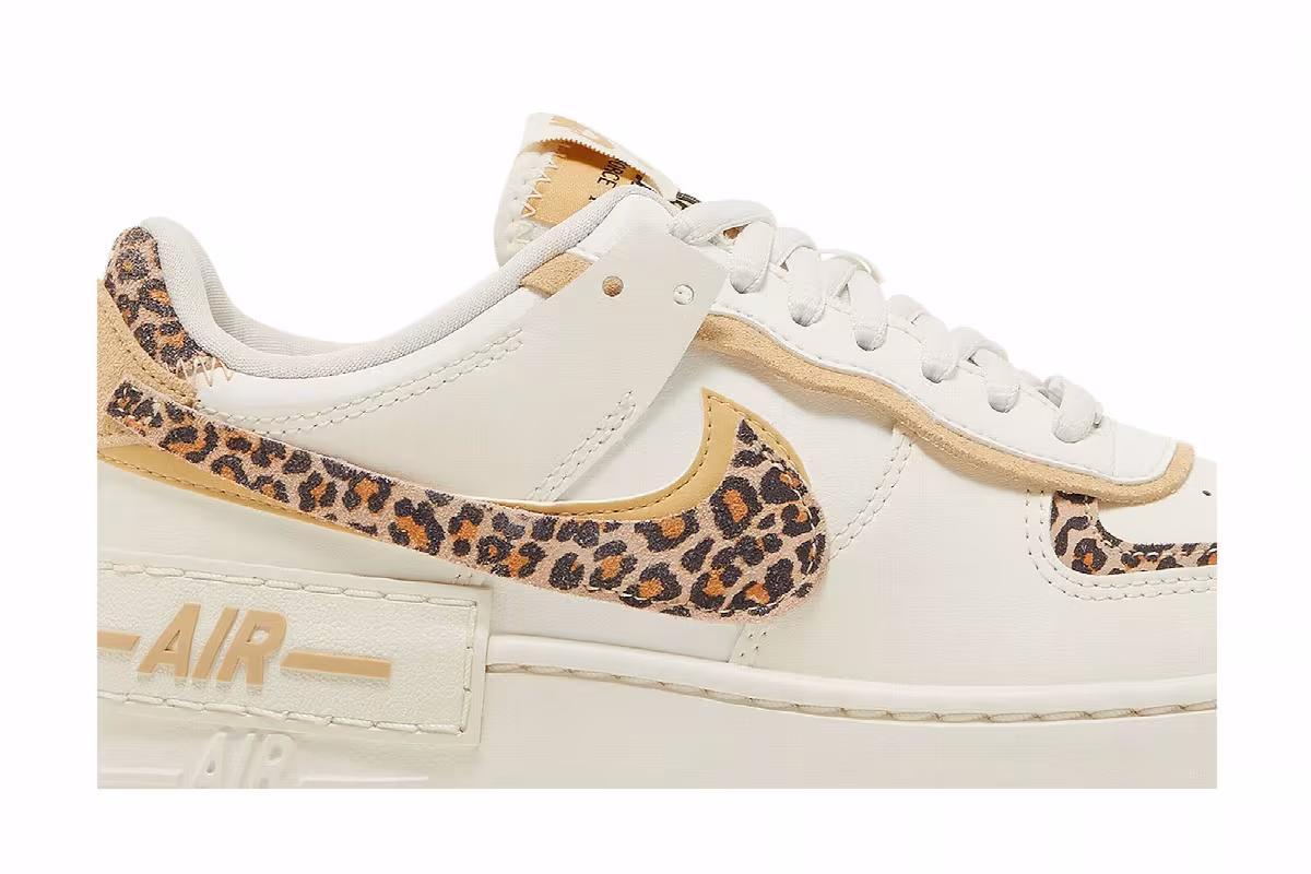 Nike Women's Air Force 1 Shadow Leopard, view 3