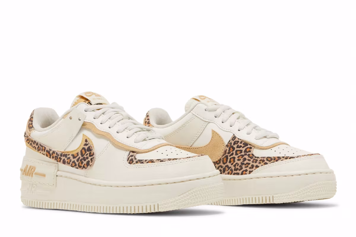 Nike Women's Air Force 1 Shadow Leopard, view 9