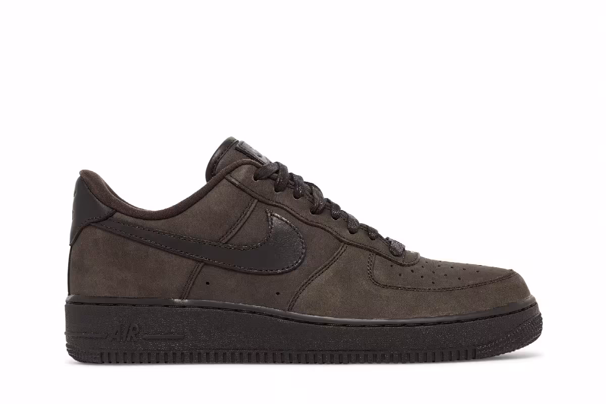 Nike Women's Air Force 1 Premium Velvet Brown, view 2
