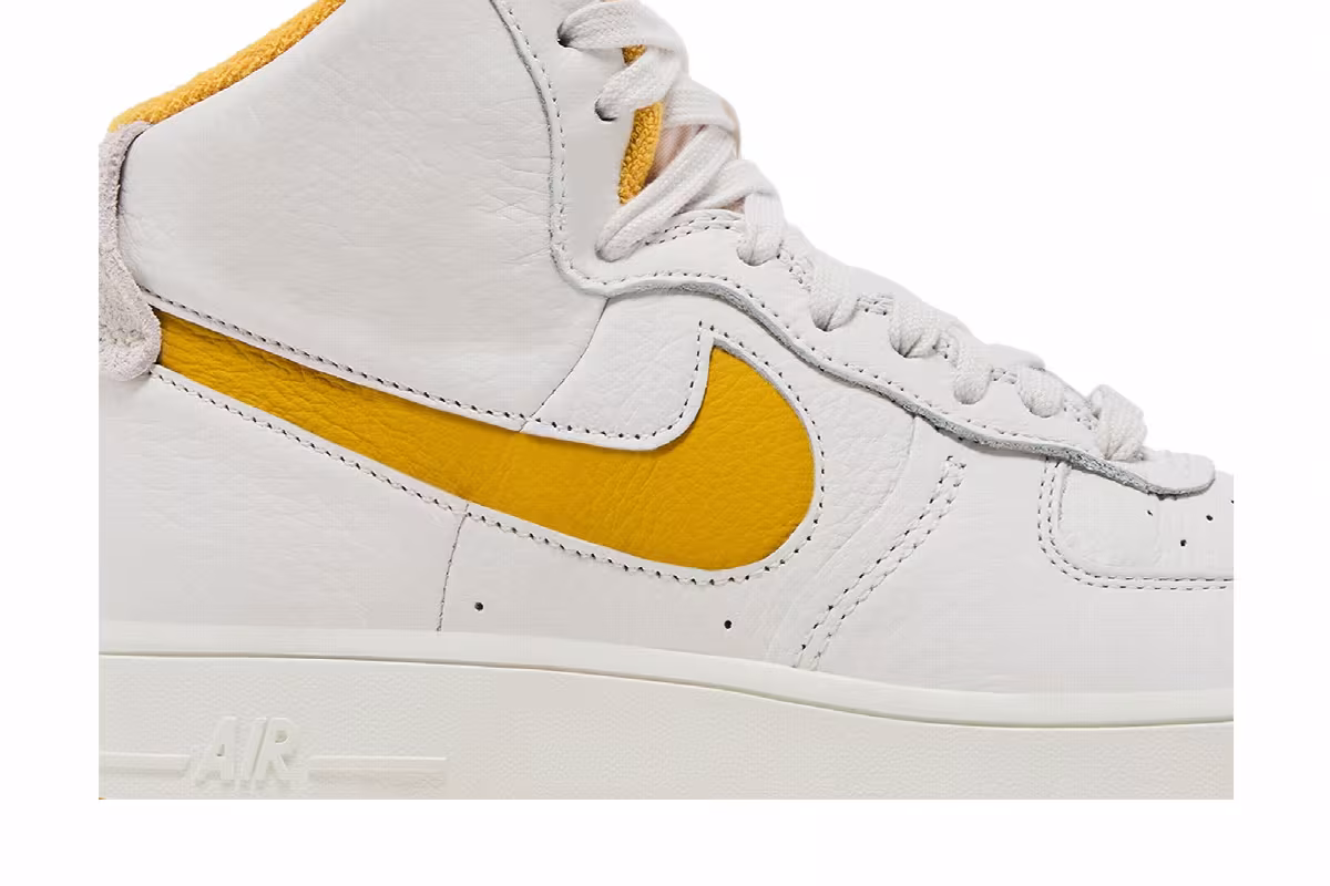 Nike Women's Air Force 1 Sculpt Phantom Yellow Ochre, view 3