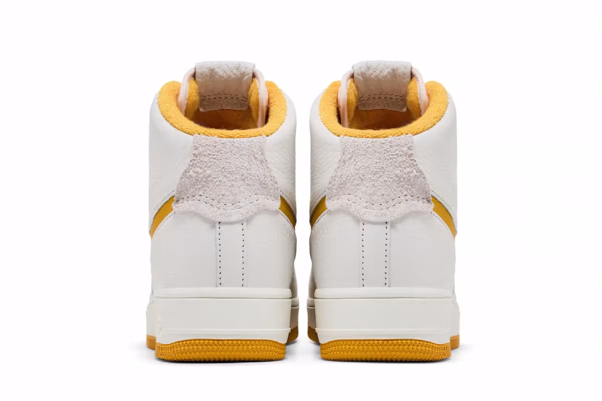 Nike Women's Air Force 1 Sculpt Phantom Yellow Ochre, view 7