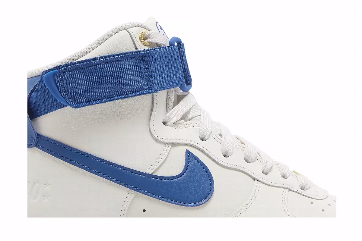 Nike Women's Air Force 1 High SE 40th Anniversary - Sail Blue Jay, view 3