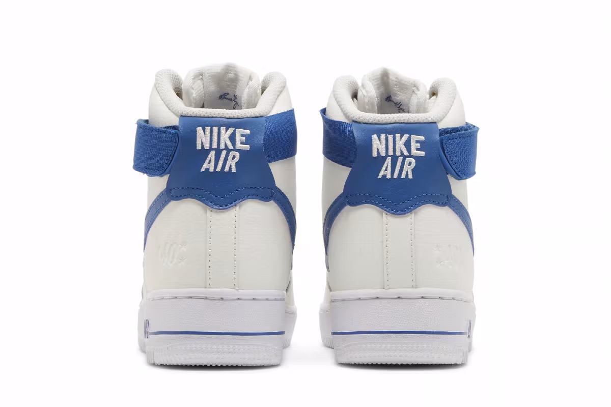 Nike Women's Air Force 1 High SE 40th Anniversary - Sail Blue Jay, view 7