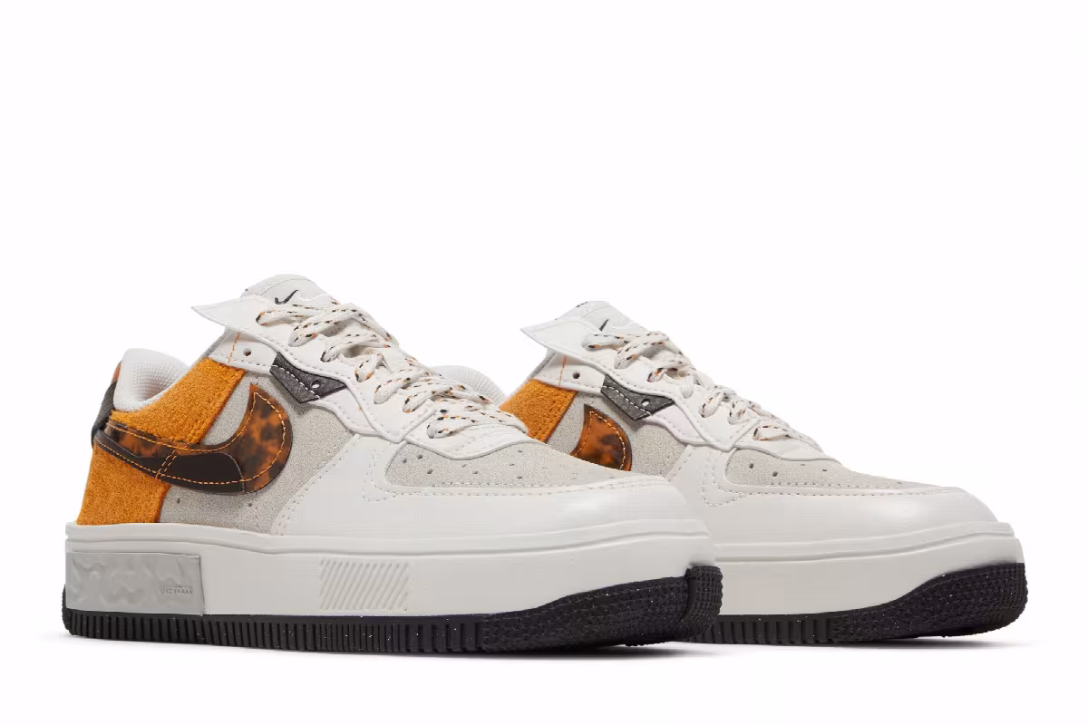 Nike Women's Air Force 1 Fontanka Tortoise Shell, view 9