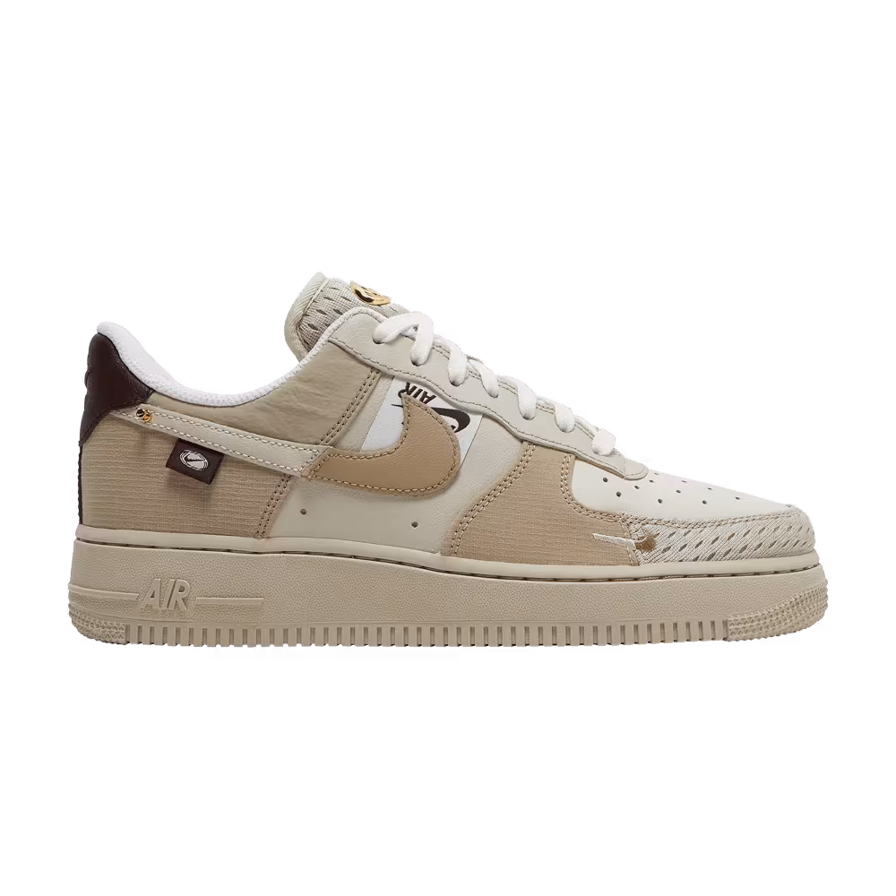Nike Women's Air Force 1 Tan Bling