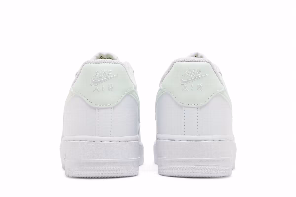 Nike Women's Air Force 1 White Barely Green, view 7
