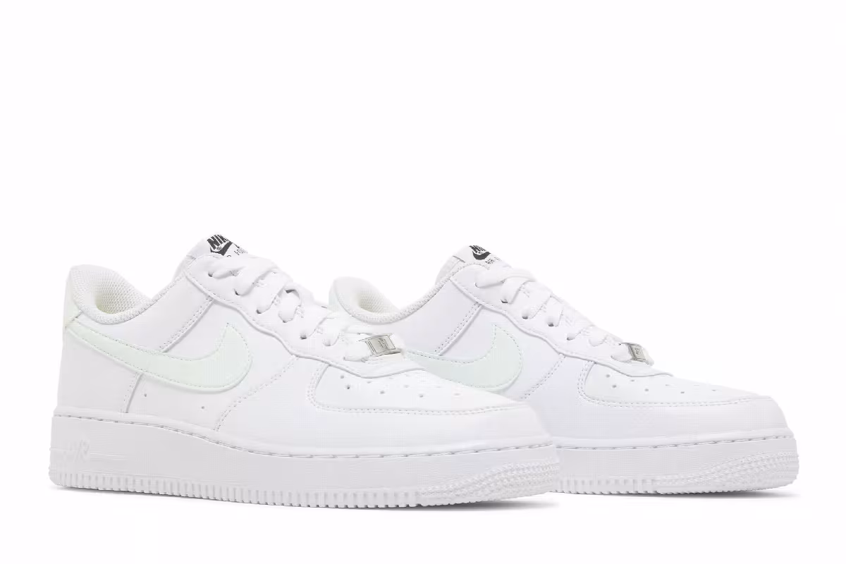 Nike Women's Air Force 1 White Barely Green, view 9