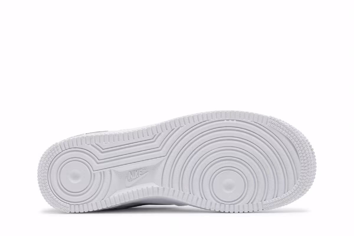 Nike Women's Air Force 1 White Iron Ore Patent, view 5
