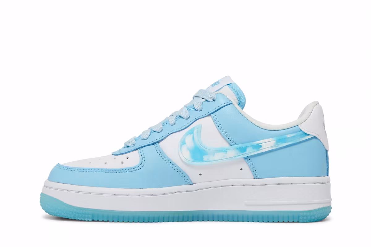 Nike Women's Air Force 1 Nail Art - Celestine Blue, view 4