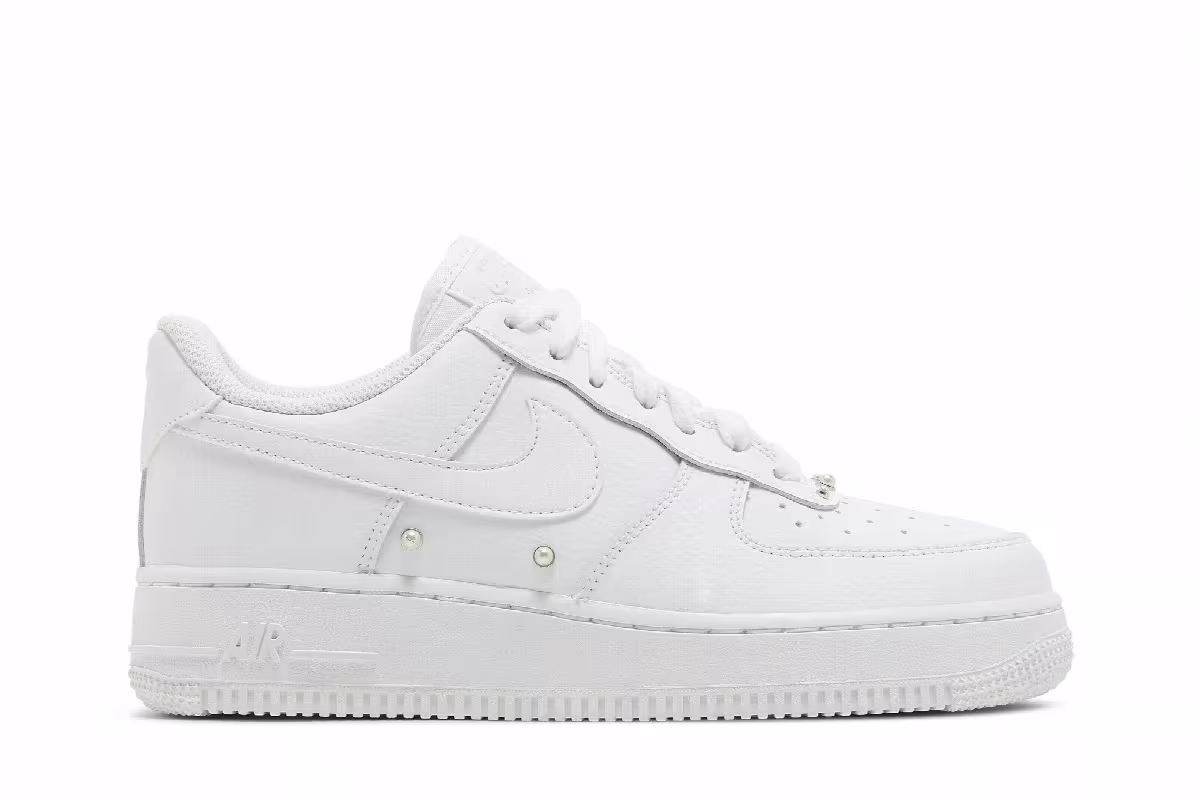 Nike Women's Air Force 1 Low Pearl White, view 2
