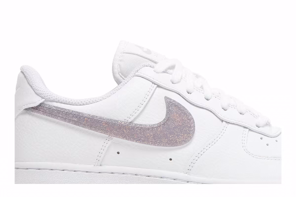 Nike Women's Air Force 1 Low Glitter Swoosh - Canyon Purple, view 3