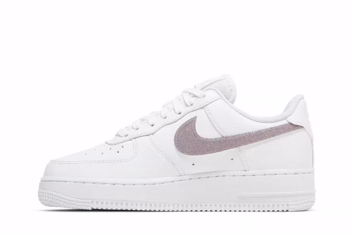 Nike Women's Air Force 1 Low Glitter Swoosh - Canyon Purple, view 4