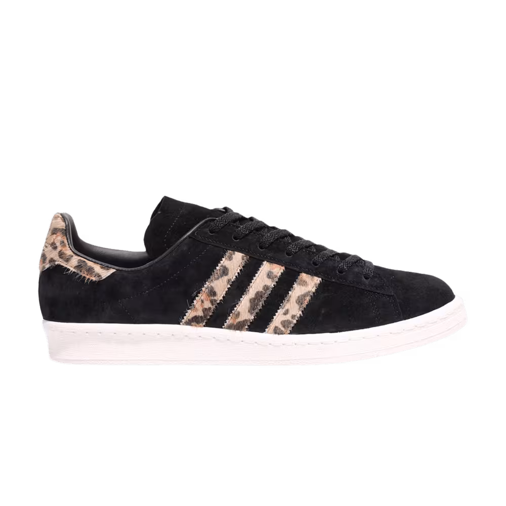 XLARGE x adidas Campus 80s Black Leopard