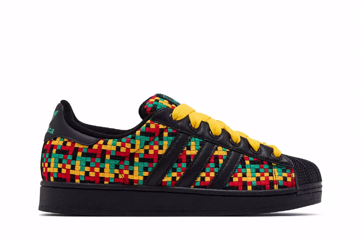 Bob Marley x adidas Superstar II Jamaica, view 2