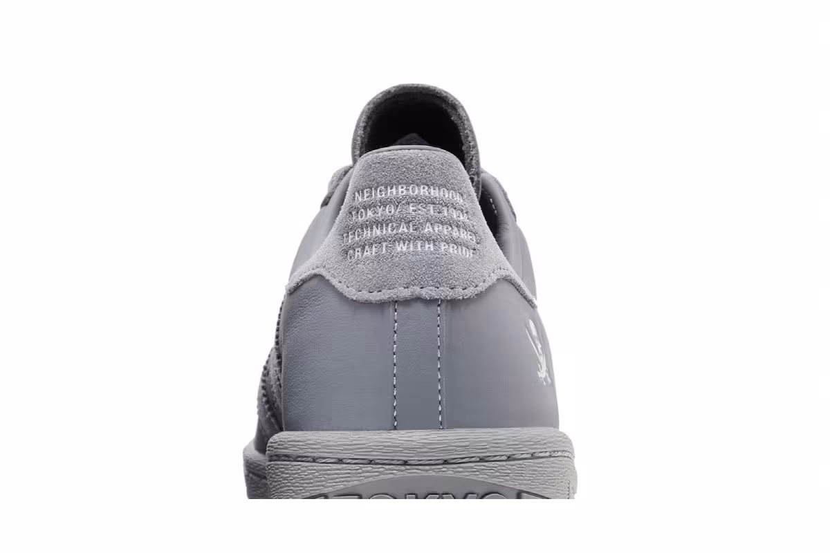 Neighborhood x adidas Superstar Cement Grey, view 8