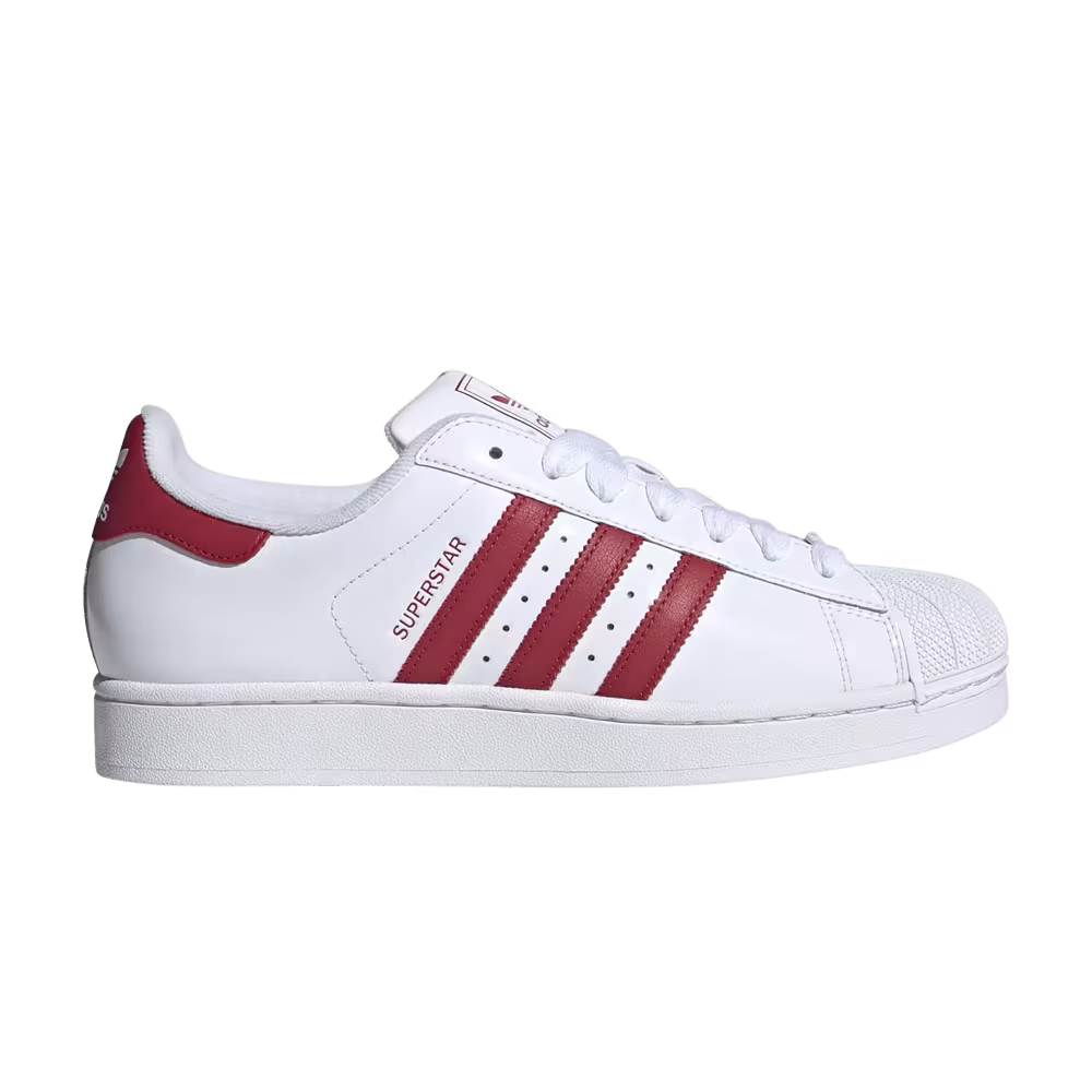 adidas Originals Superstar II Cloud White/Team Victory Red/Cloud White