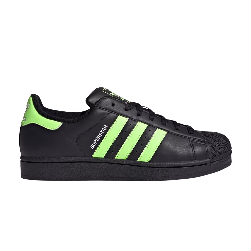 adidas Superstar 2 Core Black Signal Green