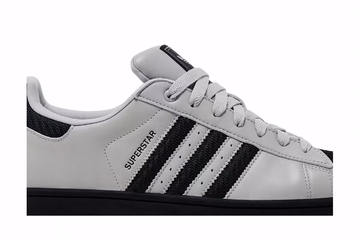 adidas Superstar II Grey Core Black, view 3
