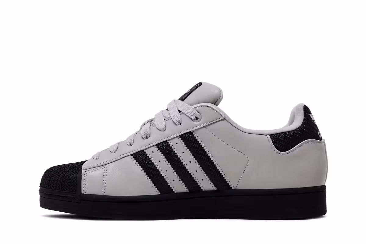 adidas Superstar II Grey Core Black, view 4