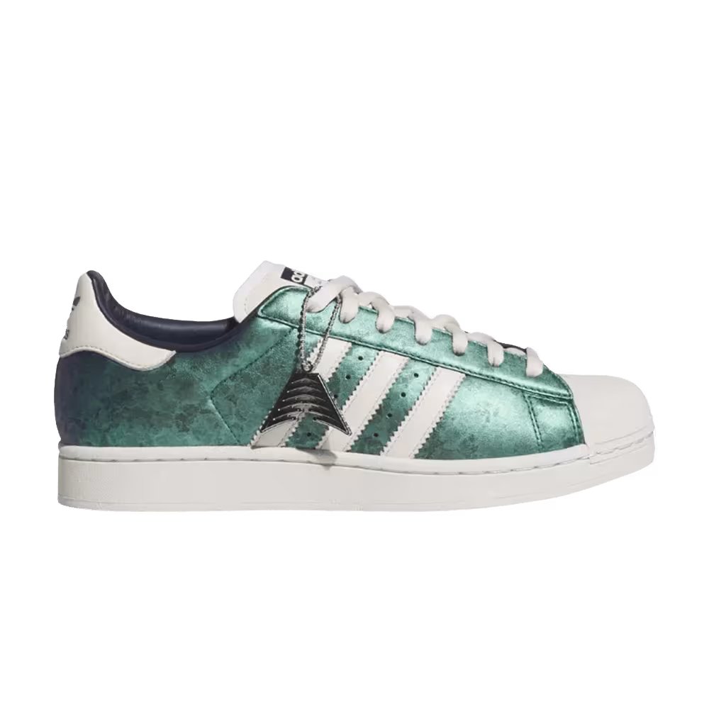 Anthony Edwards x adidas Superstar Green Silver
