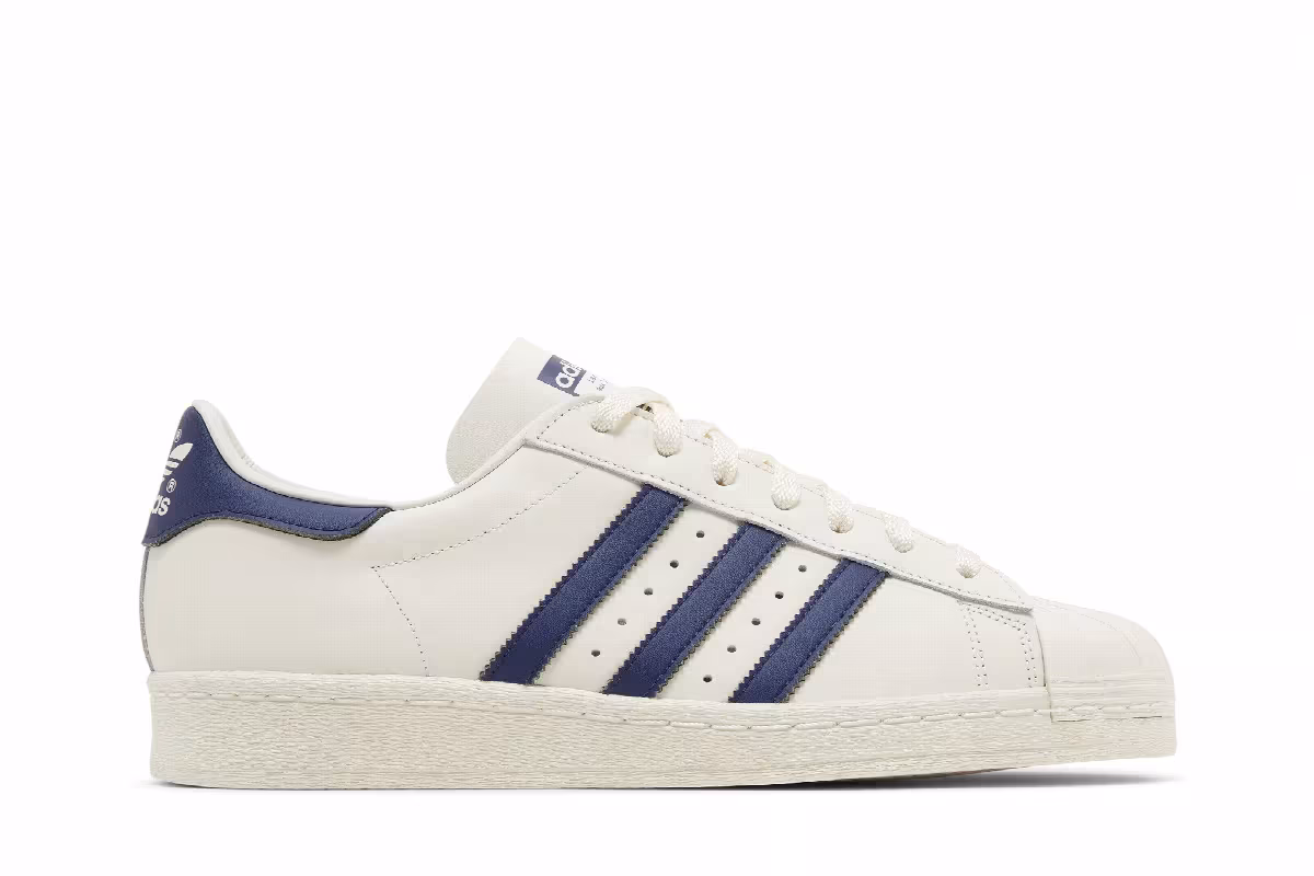 adidas Superstar 82 White Dark Blue, view 2