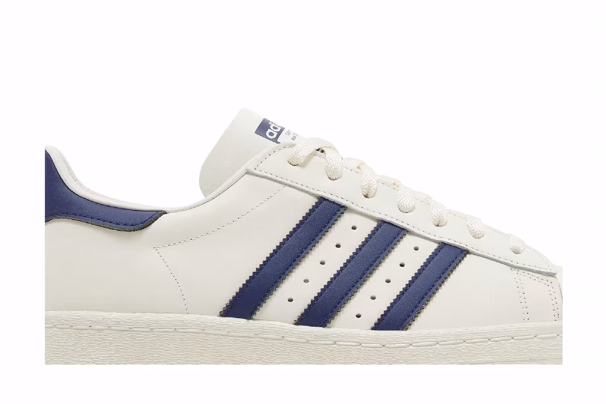 adidas Superstar 82 White Dark Blue, view 3