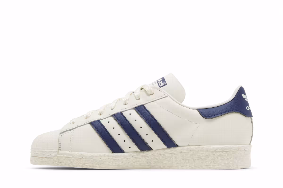adidas Superstar 82 White Dark Blue, view 4