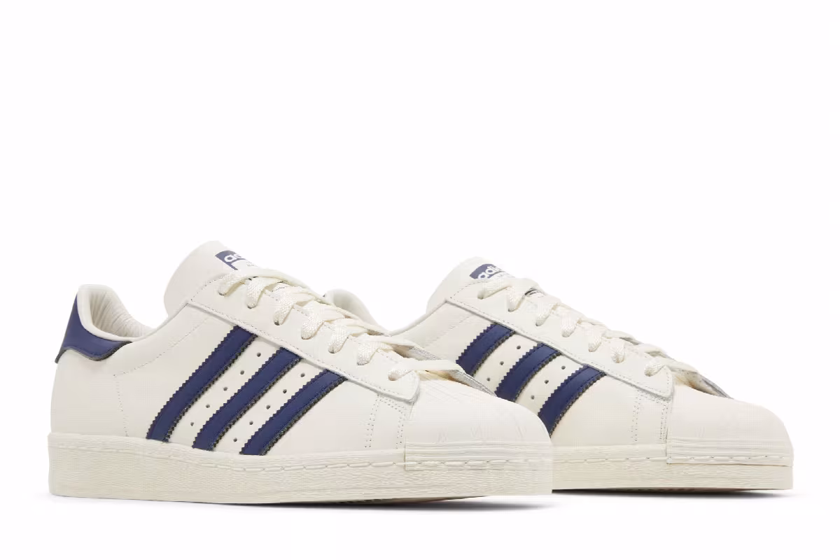 adidas Superstar 82 White Dark Blue, view 9