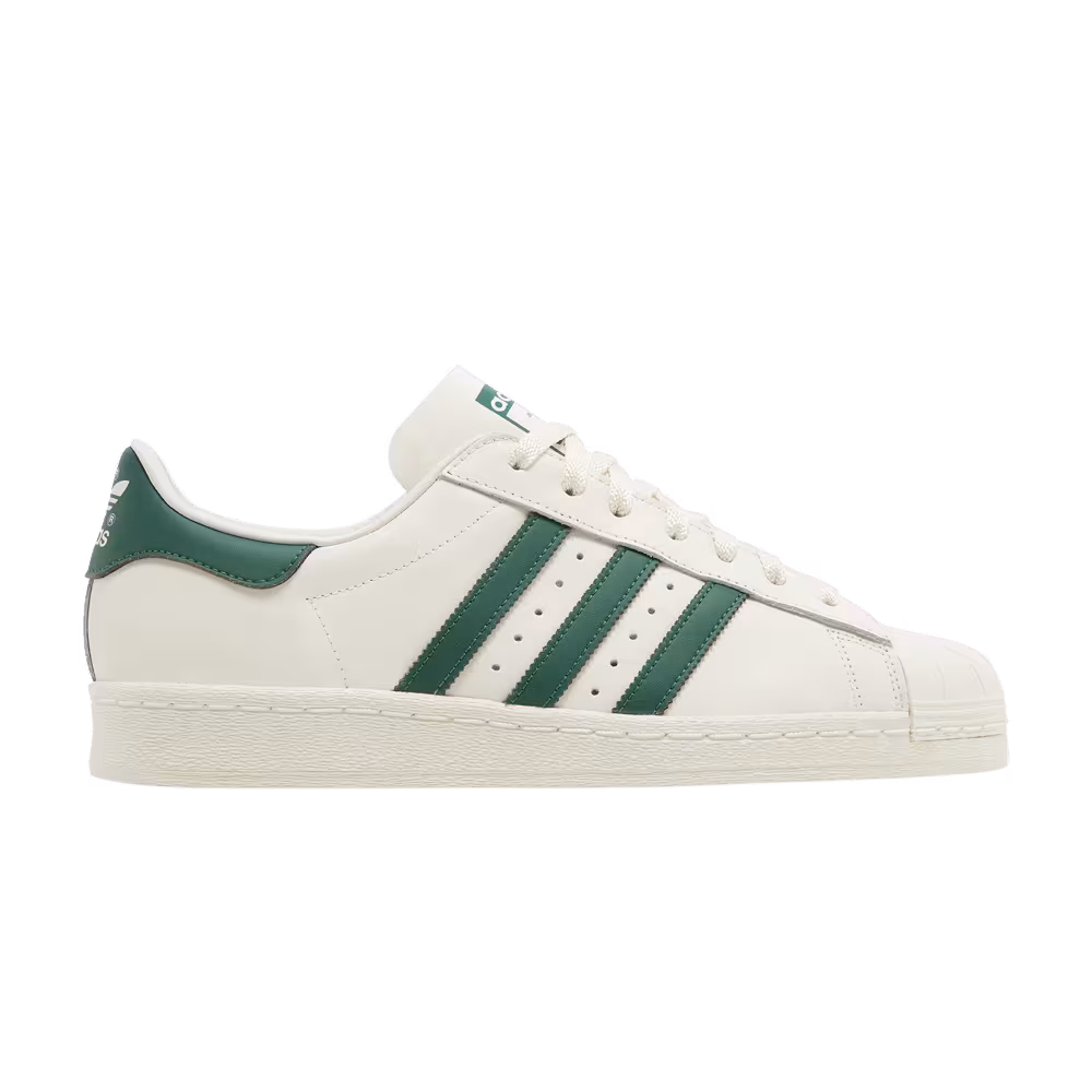 adidas Superstar 82 White Dark Green