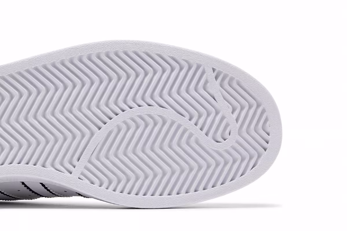 adidas Superstar White Black Outlined, view 6