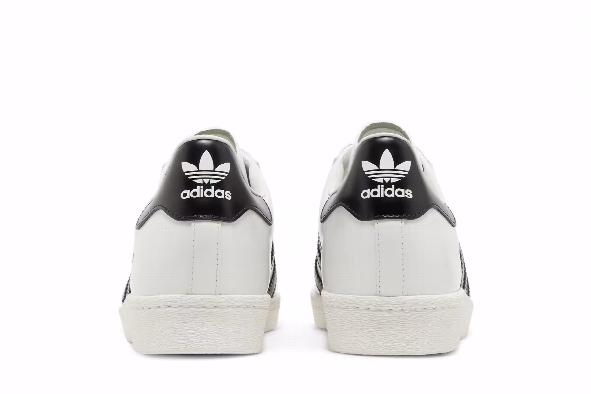 Prada x adidas Superstar White Black, view 7