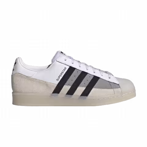 Adidas Superstar 'White Light Charcoal'