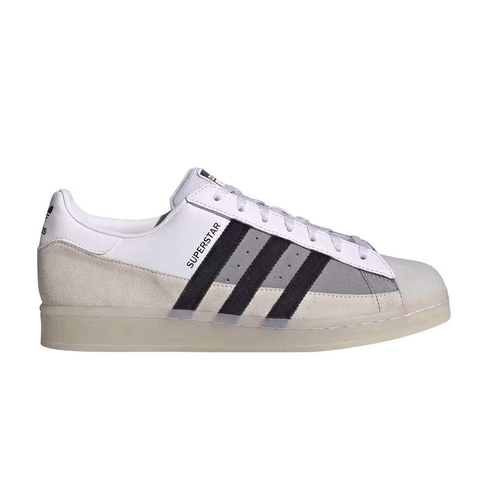 Adidas Superstar White Light Charcoal