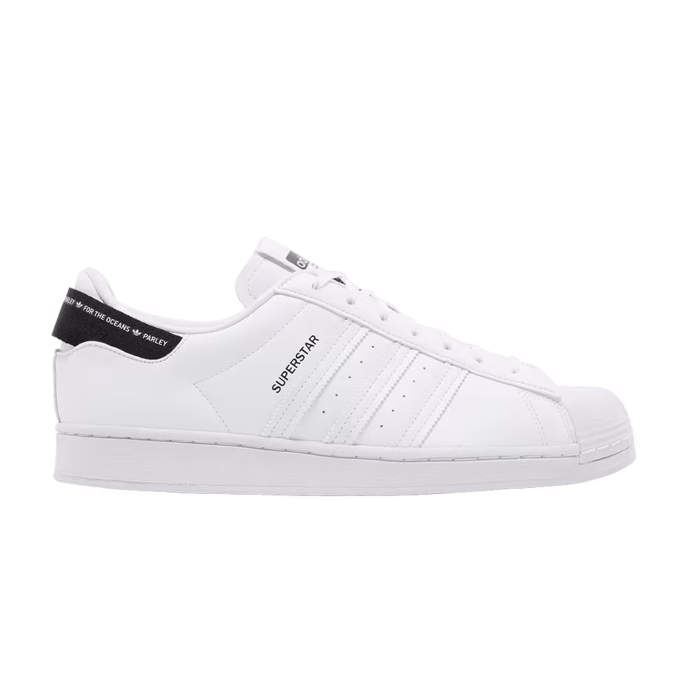 Parley x adidas Superstar White Black