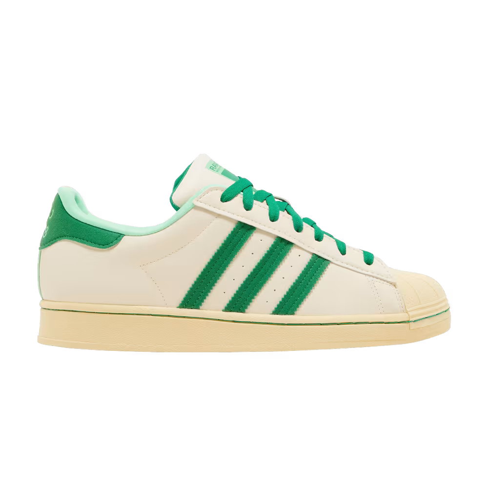Ravi Restaurant x adidas Superstar Ecru Tint Green
