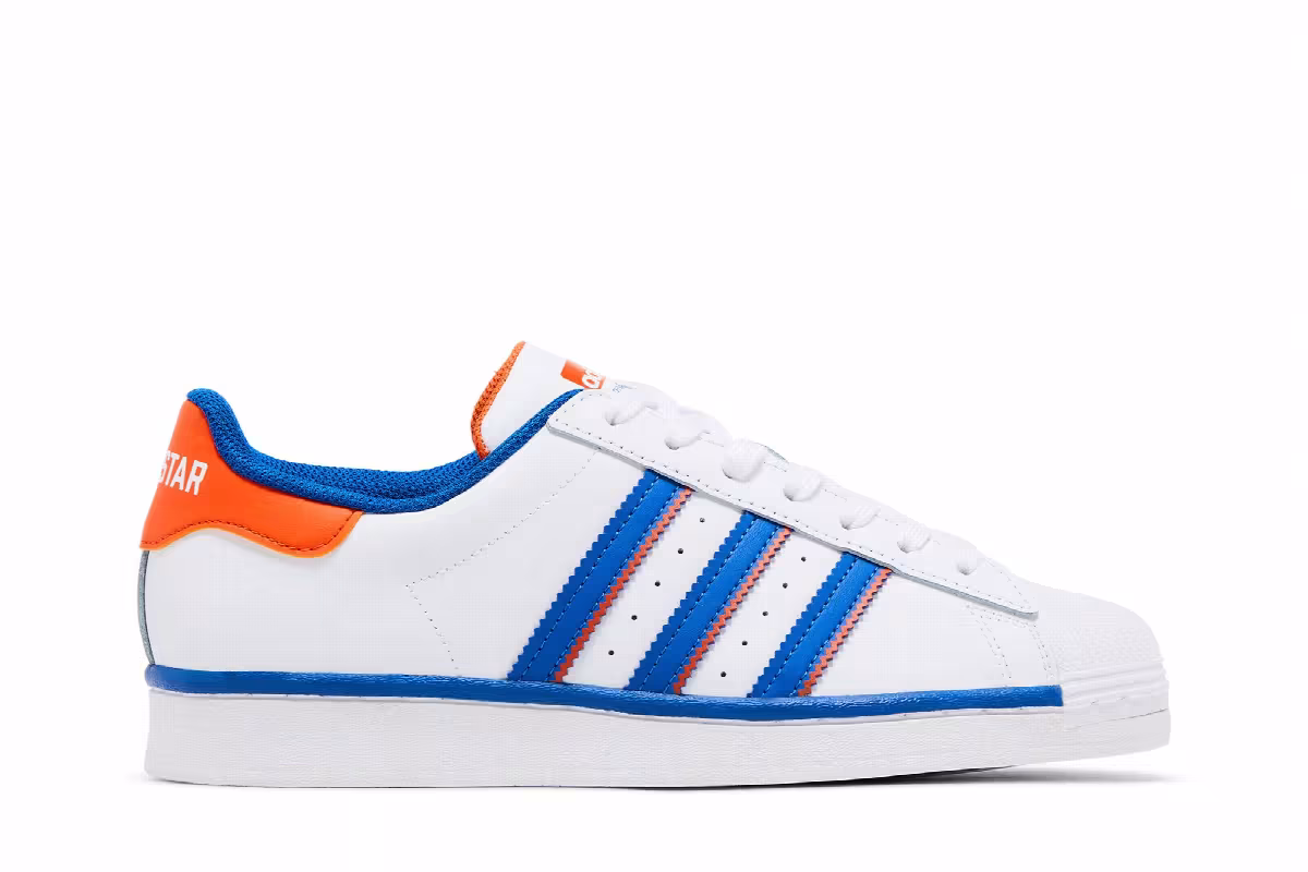 adidas Superstar vs. Rivalry Bold Blue, view 2