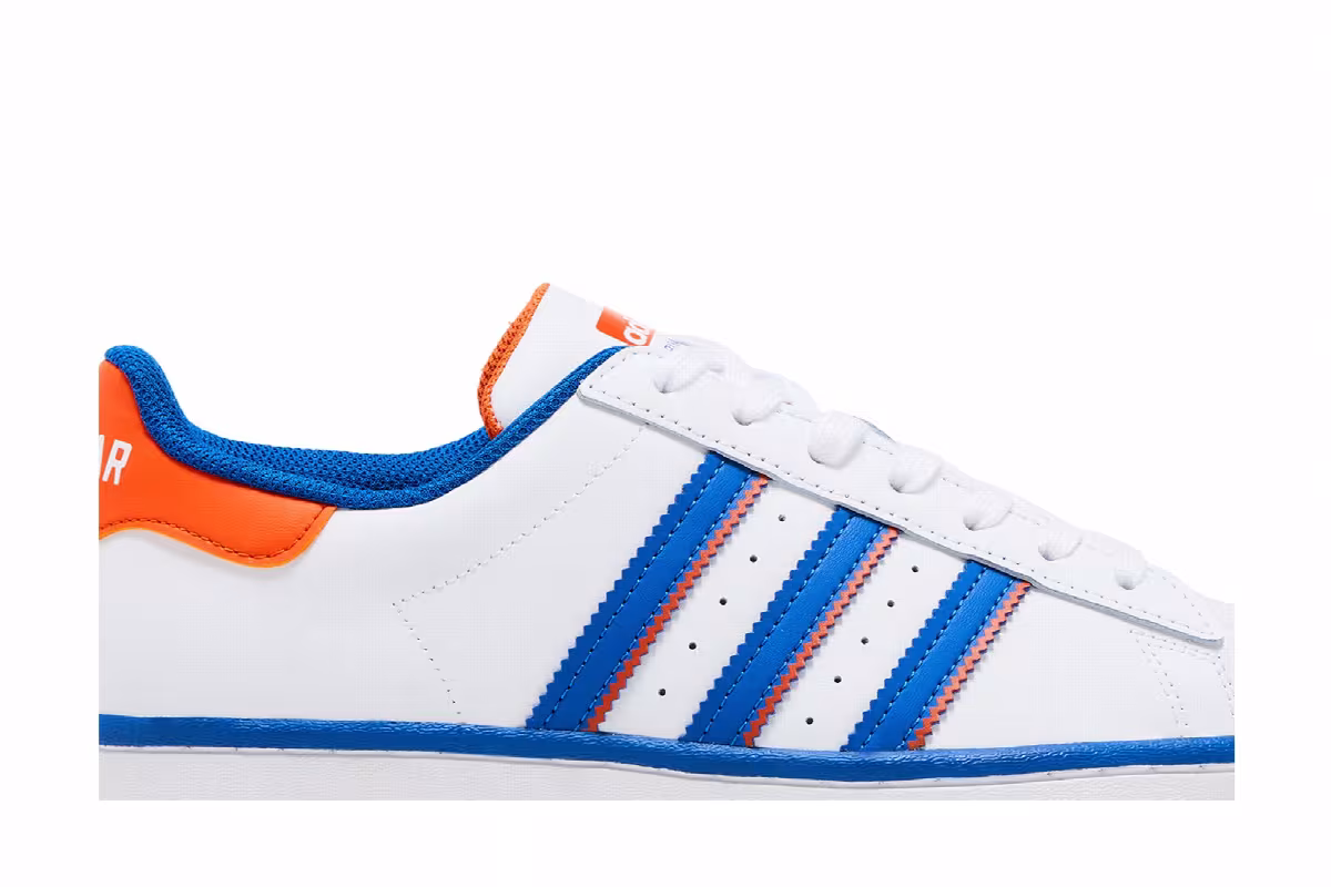 adidas Superstar vs. Rivalry Bold Blue, view 3