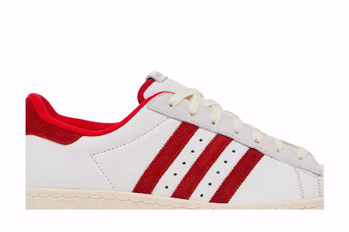 Adidas Superstar 82 White Vivid Red, view 3