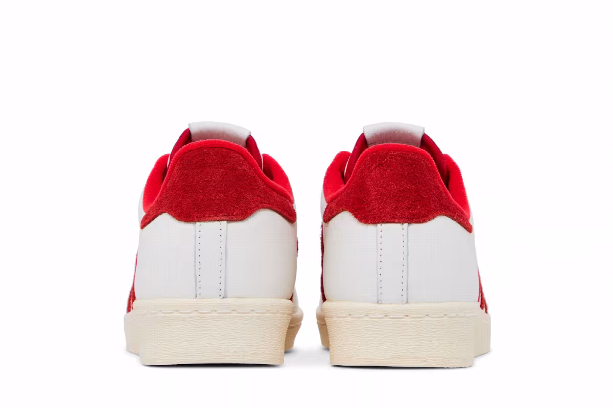 Adidas Superstar 82 White Vivid Red, view 7