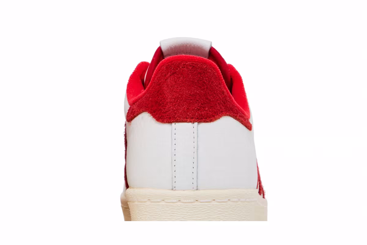 Adidas Superstar 82 White Vivid Red, view 8