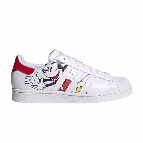 Disney x adidas Superstar 'Mickey and Minnie - White Vivid Red'